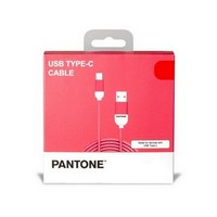 photo USB-C Cable - 3A - 1 Meter - Rubber Cable - Pink 2